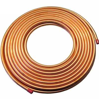 Quality  1/4 3/8 15m 10m Air Conditioner Copper Pipe 20m Refrigeration Copper Tube factory