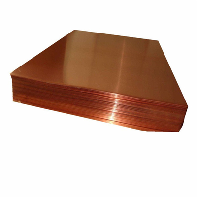 0.5mm 1mm Pure Copper Sheet Metal 99.99 Copper Cathode Sheets For Spindle Head