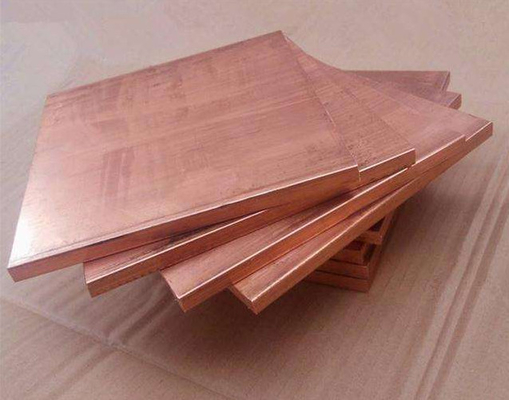 3mm 5mm Pure Copper Sheet Cathodes 99.99% T2 4x8 Sheet Copper For Electric