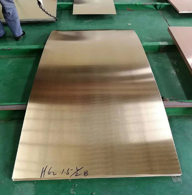 H62 H65 	Pure Copper Sheet 0.3mm 0.5 Mm Brass Sheet For Cable