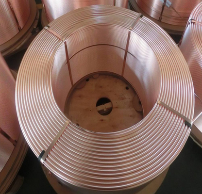 5/8 3/8 Copper Coil Pipe C11000 0.8mm C12200 Copper Tube