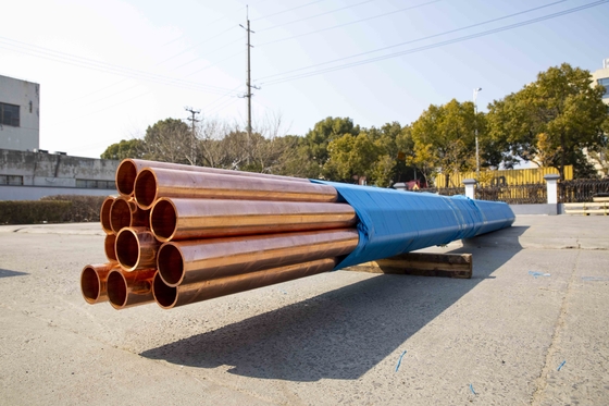 Astm B280 Straight Copper Pipe C12200 C2400 Pancake Coil Copper Tube Tu2