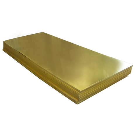 0.3 To 60mm Etching Brass Sheet 99% Pure C26800 Brass Plate For Nut
