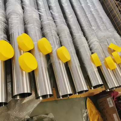 ASTM JIS Round Welded 201 SS Steel Pipe Polishing 300 400 Series Stainless Steel Pipe