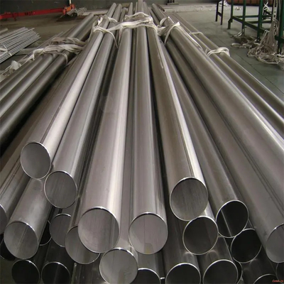 ASTM JIS Round Welded 201 SS Steel Pipe Polishing 300 400 Series Stainless Steel Pipe