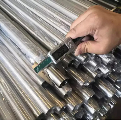 ASTM JIS Round Welded 201 SS Steel Pipe Polishing 300 400 Series Stainless Steel Pipe