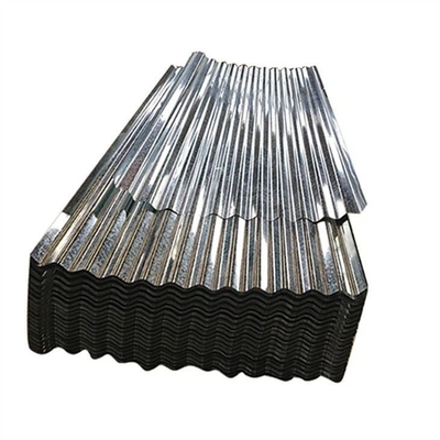 High Strength Galvalume Steel Corrugated Sheet 6 - 12m Length 0.12mm