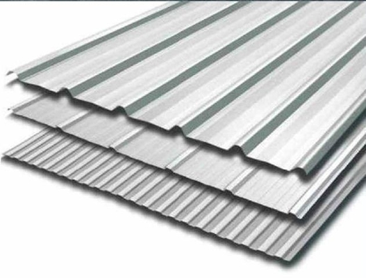 High Surface Aluzinc Galvalume Steel Sheet 1.2mm Hardness Good Thermal Resistance 12m