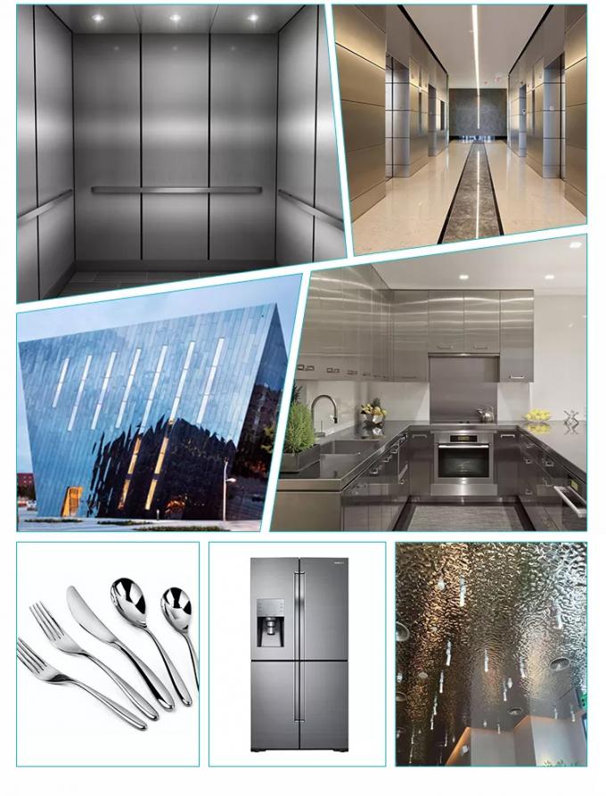 Galvanized Polished Decorative Stainless Steel Sheet 409 410 430 SS Corrugated Sandblasting Plate 201 304 3